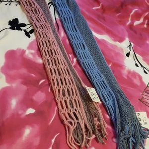 Set of 2 Mini Infinity Scarves by Ganz